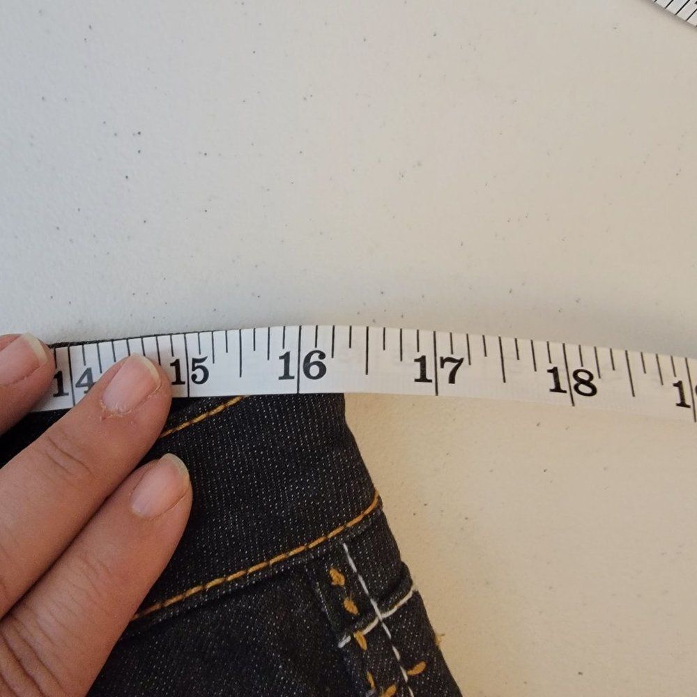 Coogi Womens Size 11/12 Black Denim Blingy Cotton Spandex Straight Leg Jeans - Picture 9 of 13